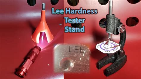 how to use lee hardness tester